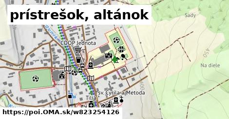 prístrešok, altánok