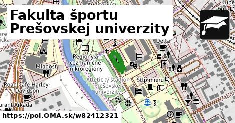 Fakulta športu Prešovskej univerzity