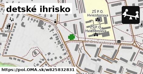 detské ihrisko