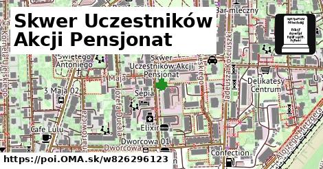 Skwer Uczestników Akcji Pensjonat