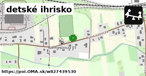 detské ihrisko