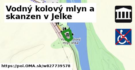 Vodný kolový mlyn a skanzen v Jelke