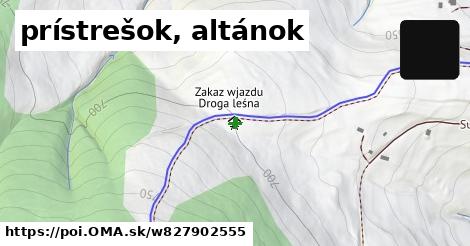 prístrešok, altánok