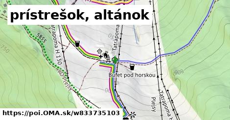 prístrešok, altánok