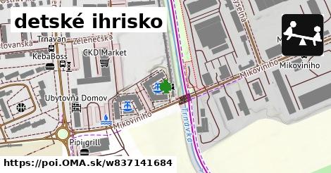 detské ihrisko