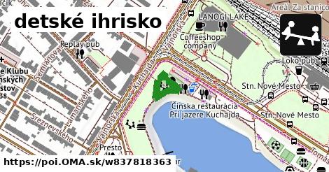 detské ihrisko