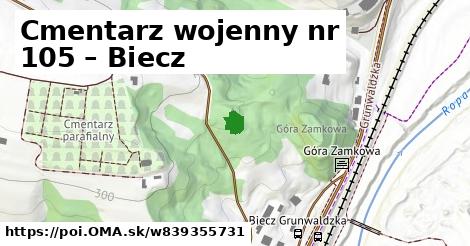 Cmentarz wojenny nr 105 – Biecz