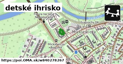 detské ihrisko