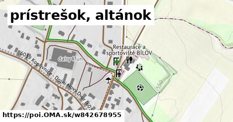 prístrešok, altánok