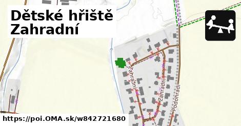 Dětské hřiště Zahradní