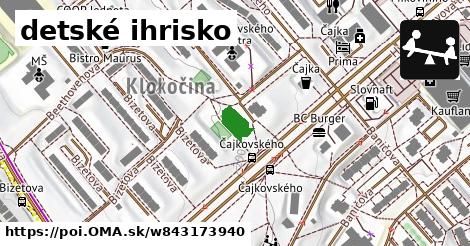 detské ihrisko