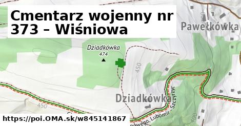 Cmentarz wojenny nr 373 – Wiśniowa