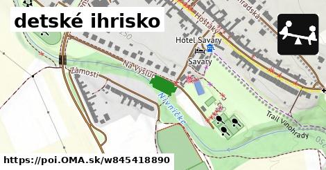 detské ihrisko