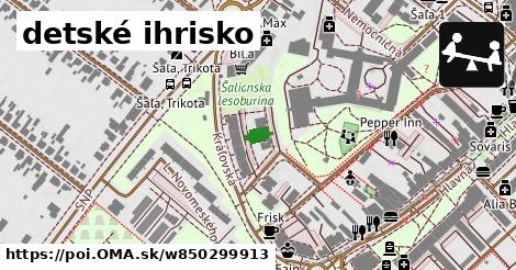 detské ihrisko