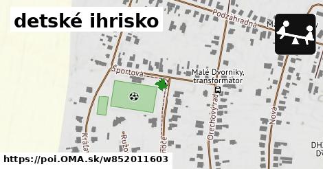 detské ihrisko