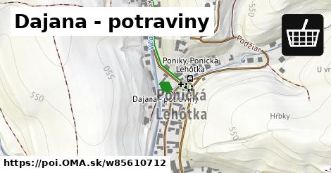 Dajana - potraviny