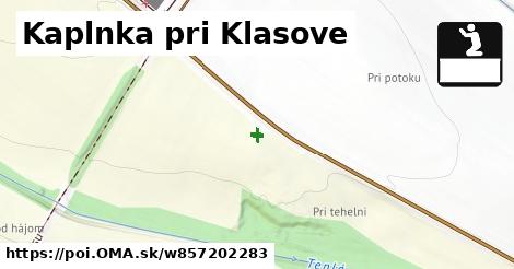 Kaplnka pri Klasove