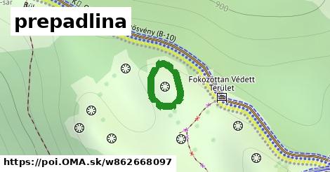 prepadlina