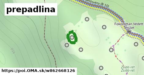 prepadlina