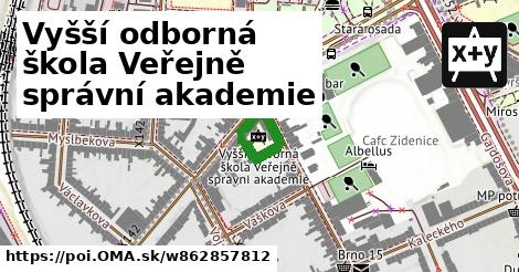 Vyšší odborná škola Veřejně správní akademie