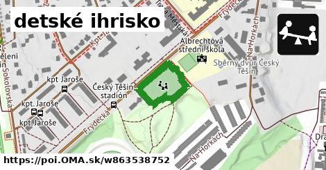 detské ihrisko