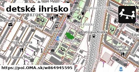 detské ihrisko