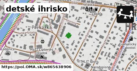 detské ihrisko