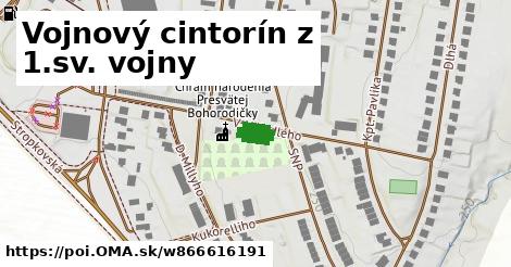 Vojnový cintorín z 1.sv. vojny