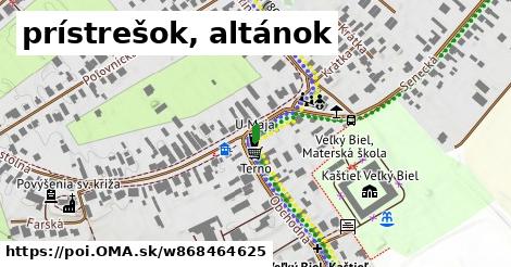 prístrešok, altánok