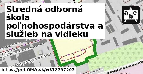 Stredná odborná škola poľnohospodárstva a služieb na vidieku