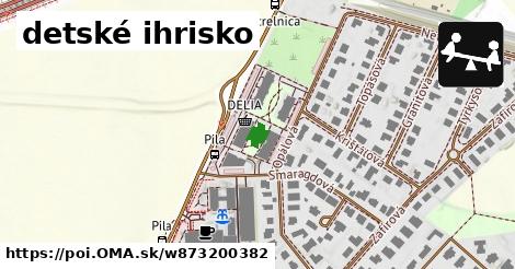 detské ihrisko