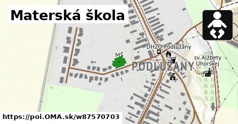 Materská škola