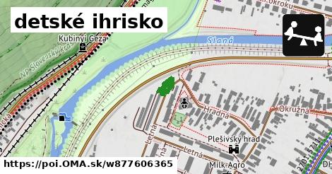 detské ihrisko