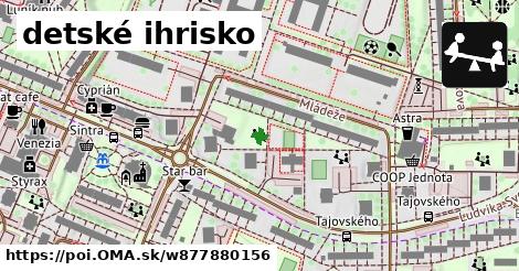 detské ihrisko