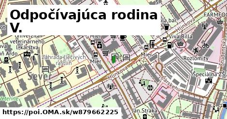 Odpočívajúca rodina V.