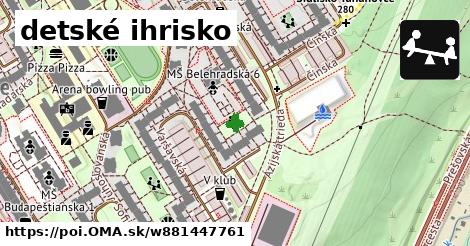 detské ihrisko