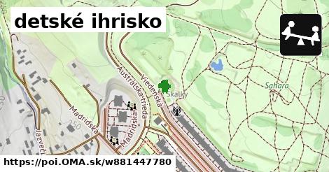 detské ihrisko