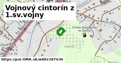 Vojnový cintorín z 1.sv.vojny