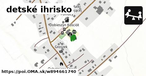 detské ihrisko