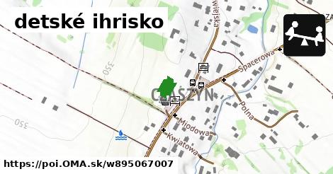 detské ihrisko