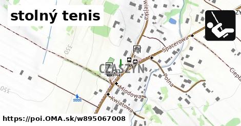 stolný tenis