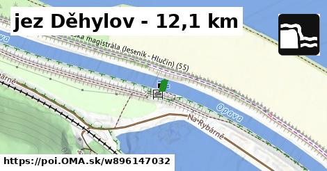 jez Děhylov - 12,1 km