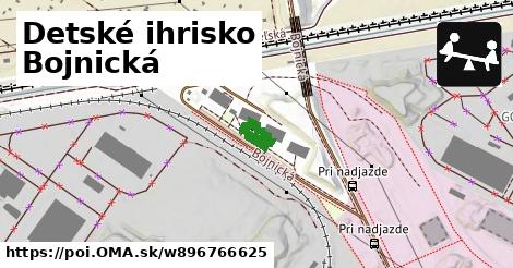 Detské ihrisko Bojnická