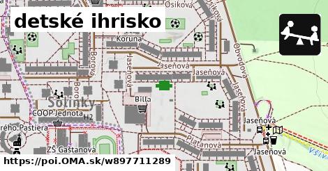 detské ihrisko