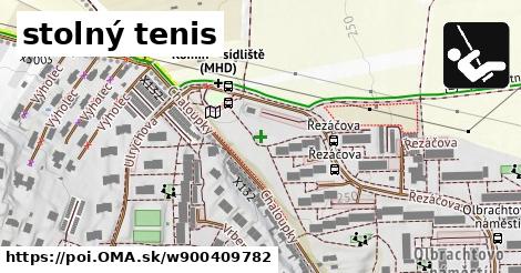 stolný tenis