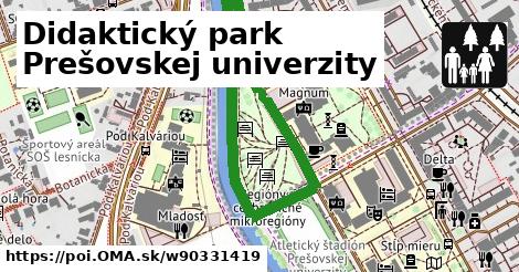 Didaktický park Prešovskej univerzity