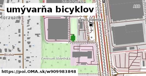 umývarňa bicyklov