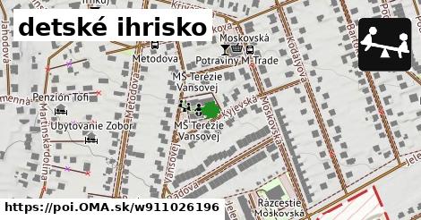 detské ihrisko