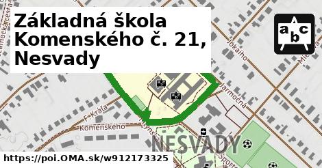 Základná škola Komenského č. 21, Nesvady