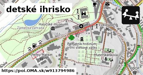 detské ihrisko